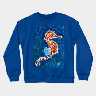 Southbound Seahorse Watercolor Crewneck Sweatshirt